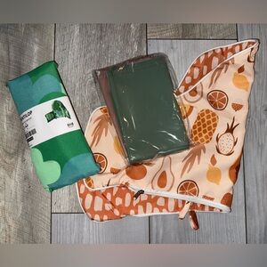 2 IKEA Antilop cushion covers and 2 tray mats